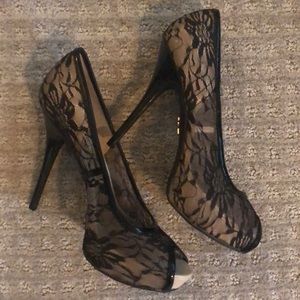 J-lo Sexy Lace Heels Size 10